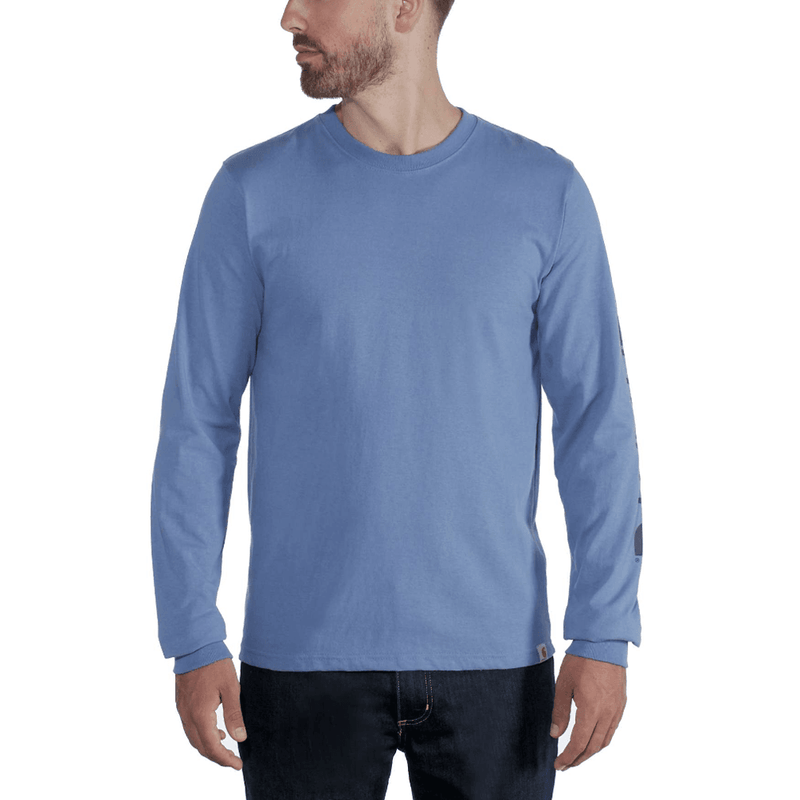 Carhartt EK231 Relaxed Fit Heavyweight Long Sleeve Graphic T-Shirt Top - Apparel & Accessories > Clothing > Clothing Tops > T-Shirts T-SHIRTS
