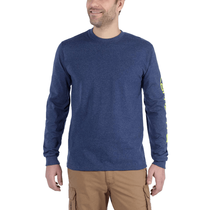 Carhartt EK231 Relaxed Fit Heavyweight Long Sleeve Graphic T-Shirt Top - Apparel & Accessories > Clothing > Clothing Tops > T-Shirts T-SHIRTS
