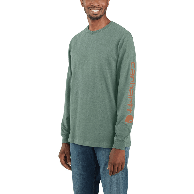 Carhartt EK231 Relaxed Fit Heavyweight Long Sleeve Graphic T-Shirt Top - Apparel & Accessories > Clothing > Clothing Tops > T-Shirts T-SHIRTS