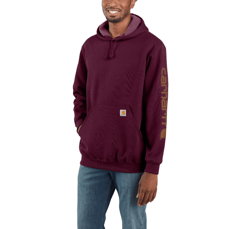 Carhartt K288 Loose Fit Midweight Logo Sleeve Graphic Hoodie - HOODIES