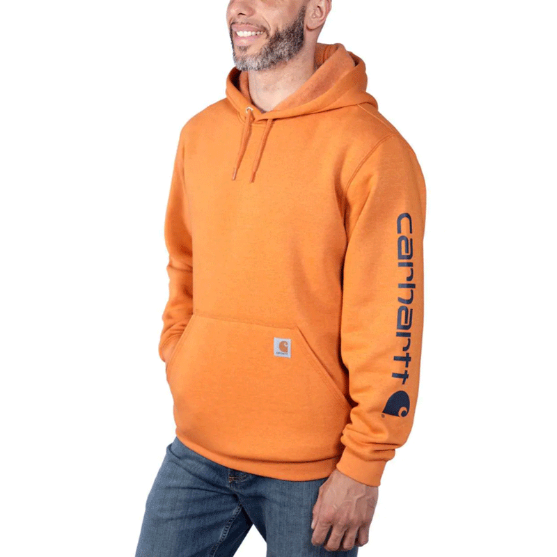 Carhartt K288 Loose Fit Midweight Logo Sleeve Graphic Hoodie - HOODIES