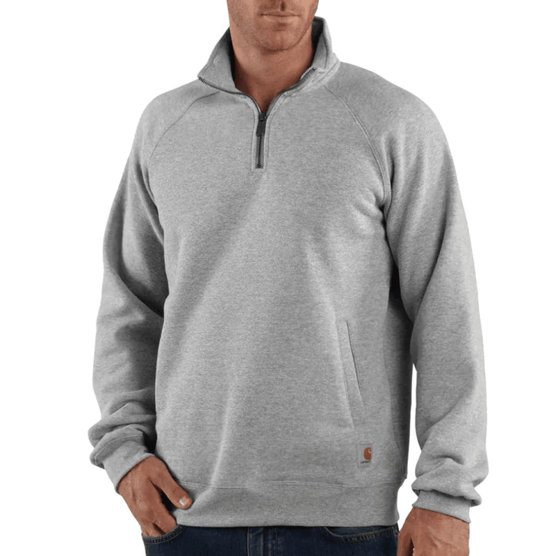 Carhartt K503 Relaxed Fit Midweight Quarter Zip Mock Neck Sweatshirt - SWEATSHIRTS