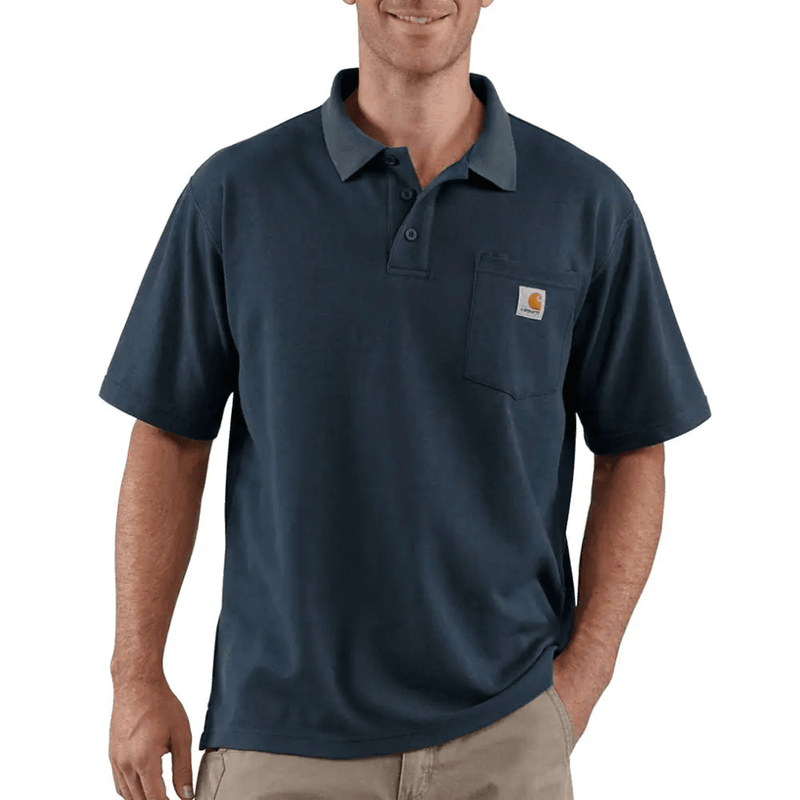 Carhartt K570 Loose Fit Midweight Short Sleeve Pocket Polo T-Shirt - POLO SHIRTS