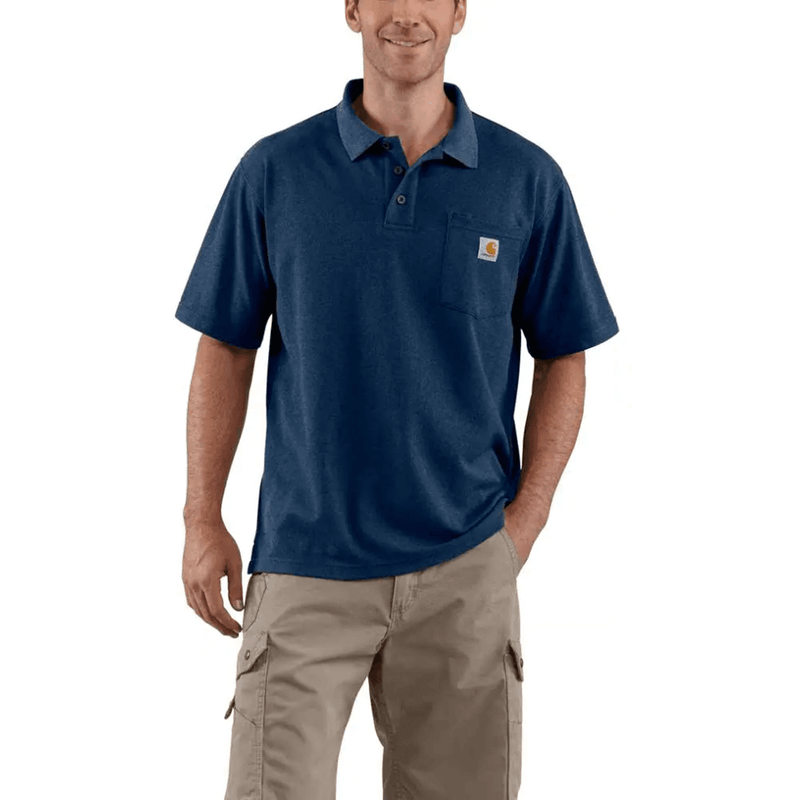 Carhartt K570 Loose Fit Midweight Short Sleeve Pocket Polo T-Shirt - POLO SHIRTS
