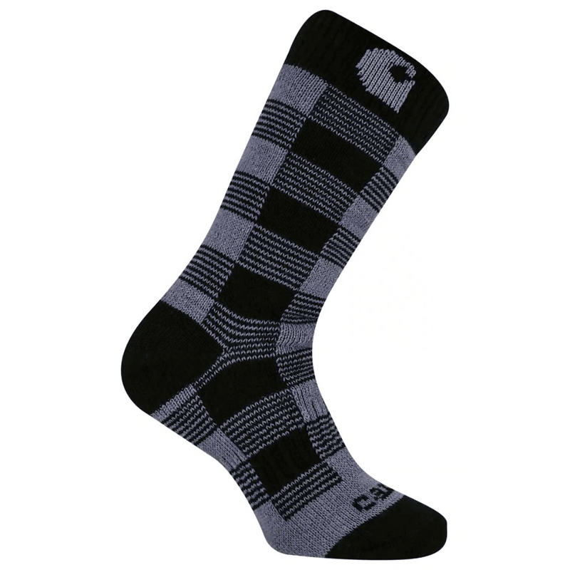 Carhartt WA516 Womens Thermal Plaid Crew Sock - SOCKS & UNDERWEAR