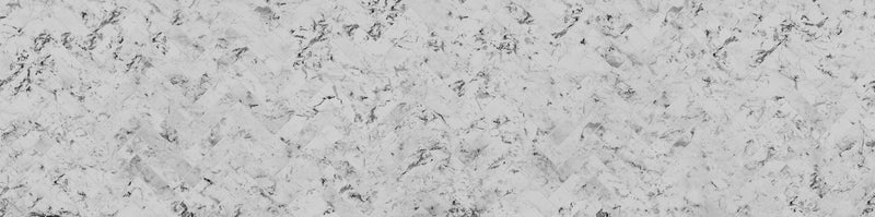 Bushboard Alloy Carrara Marble Herringbone Aluminium Feature Kitchen Splashback