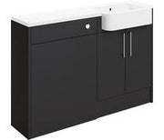 Castor 1242mm Basin & WC Unit Pack (Left Hand) Right Hand Shown -