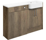 Castor 1242mm Basin & WC Unit Pack (Left Hand) Right Hand Shown -