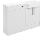 Castor 1242mm Basin & WC Unit Pack (Left Hand) Right Hand Shown -