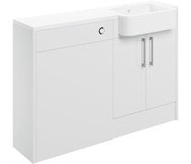 Castor 1242mm Basin & WC Unit Pack (RH) -