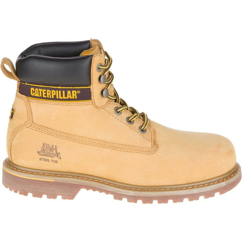 Caterpillar CAT Holton Steel Toe SB FO HRO SRC Work Boot - SAFETY BOOTS