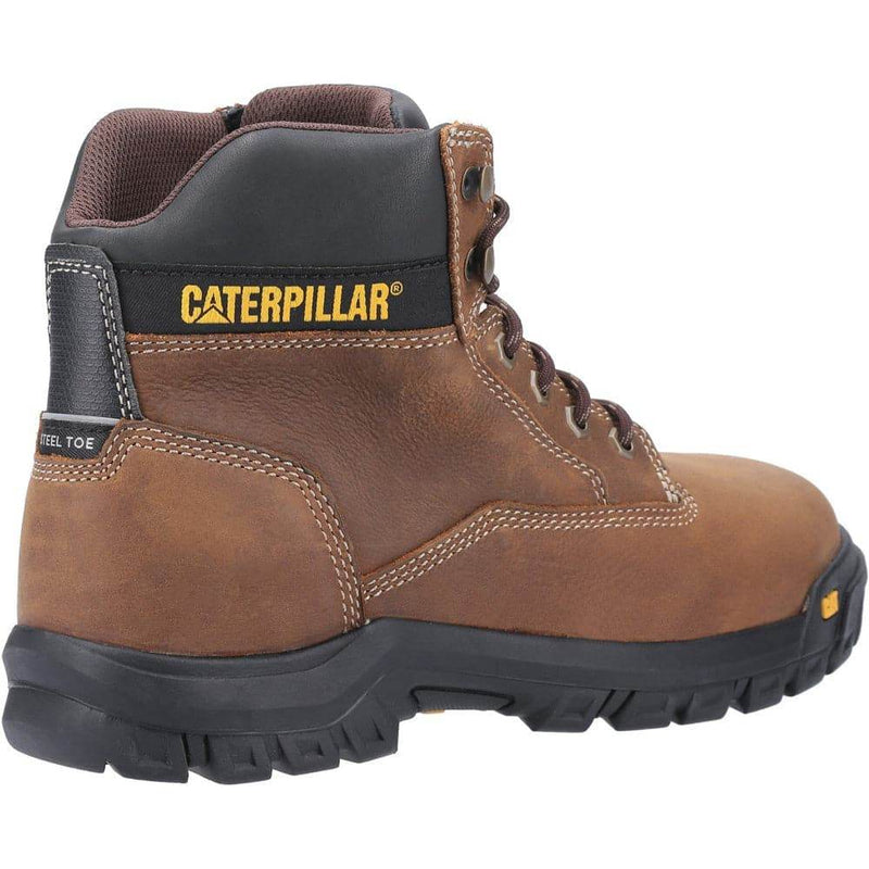 Caterpillar CAT Median S3 Lace Up Leather Safety Boot Water Resistant - SAFETY BOOTS
