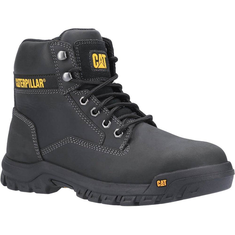 Caterpillar CAT Median S3 Lace Up Leather Safety Boot Water Resistant - SAFETY BOOTS