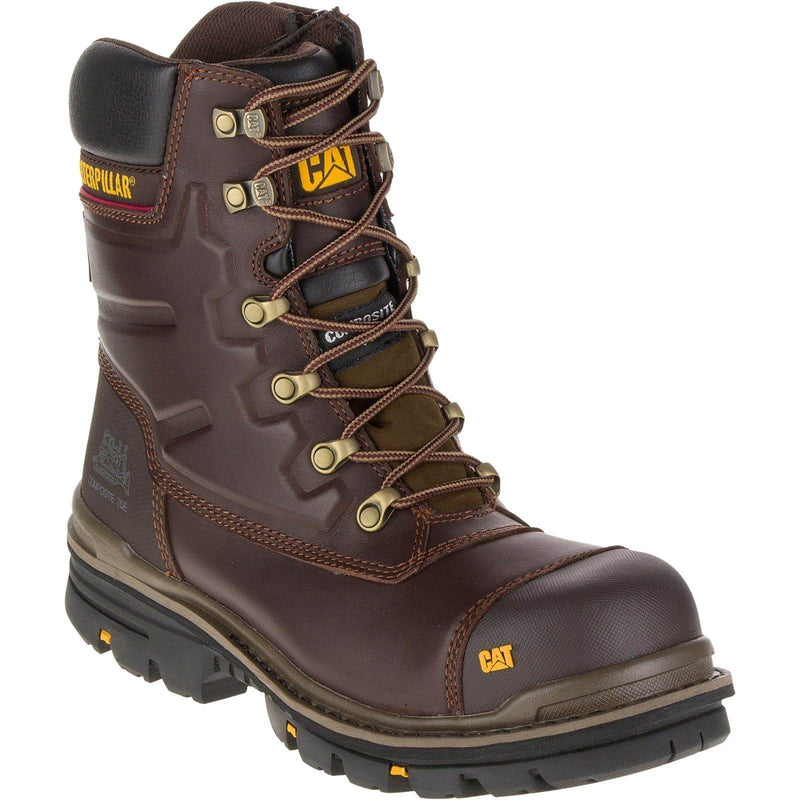 Caterpillar CAT Premier High Leg Combat Safety Work Boot - Side Zip - SAFETY BOOTS