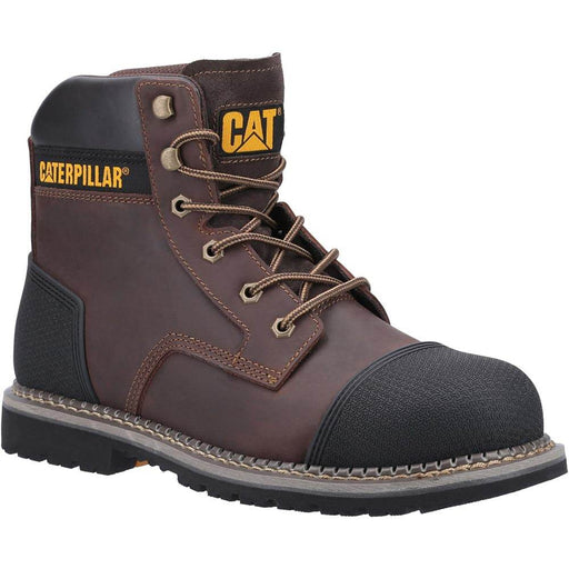 Caterpillar Cat Powerplant S3 Safety Work Boot with Scuff Cap Brown UK 12 / EU 46 - SALE FOOTWEAR