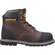 Caterpillar Cat Powerplant S3 Safety Work Boot with Scuff Cap Brown UK 12 / EU 46 - SALE FOOTWEAR