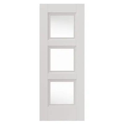 Catton White Primed Glazed Internal Door - All Sizes - Doors