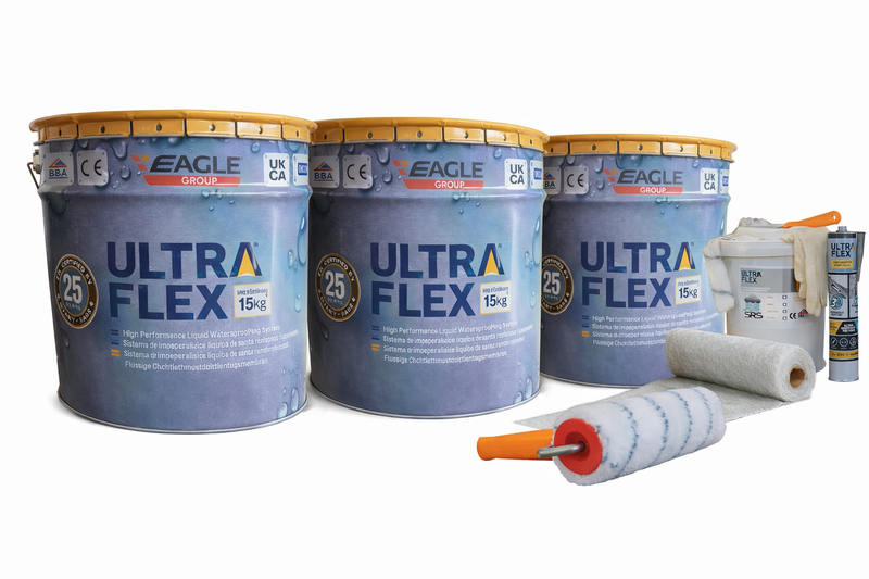 Ultra-Flex Grp kits - Can Be applied direct to Asphalt/Concrete and Metal without re-boarding (The Only kits available online).