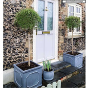 IDEALIST Lite Chelsea Flower Box Square Garden Planter, Faux Lead Light Stone Outdoor Plant Pot W30 H30 L30 cm, 27L - Home & Garden > Lawn & Garden > Gardening > Pots & Planters > Planters