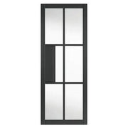 Civic Black Pre-Finished Glazed Internal Door - All Sizes - Doors