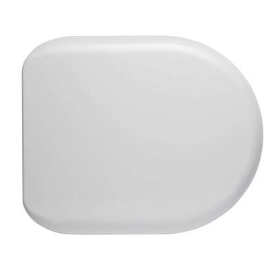 Quick Release Soft Close Wrap Over Urea Seat in Alpine White - Bathrooms