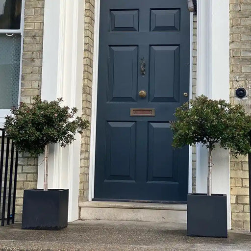 IDEALIST Lite Contemporary Flower Box Square Garden Planter, Light Concrete Outdoor Plant Pot H30 L30 W30 cm, 27L - Home & Garden > Lawn & Garden > Gardening > Pots & Planters > Planters