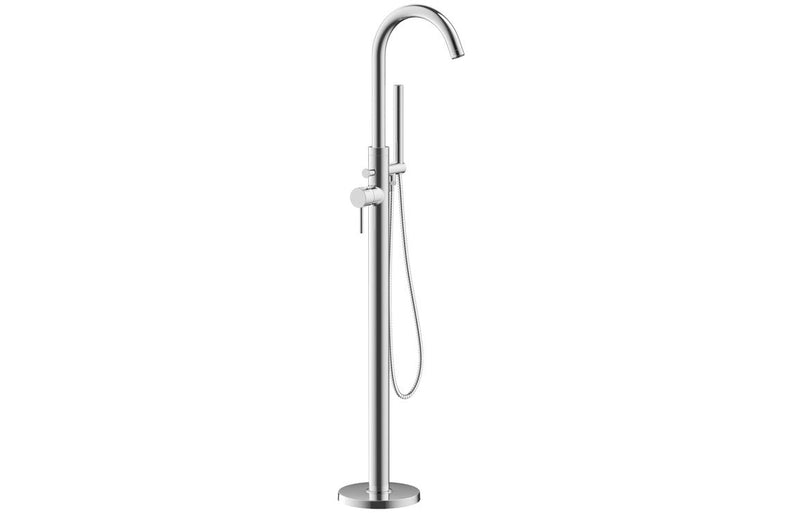 Coombe Floor Standing Bath/Shower Mixer - Chrome -