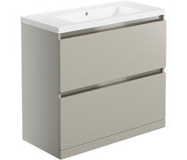 Cora 815mm 2 Drawer Floor Standing Basin Unit Inc. Basin -