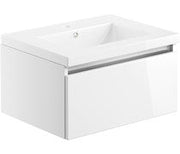 Cora 615mm 1 Drawer Wall Hung Basin Unit Inc. Basin -