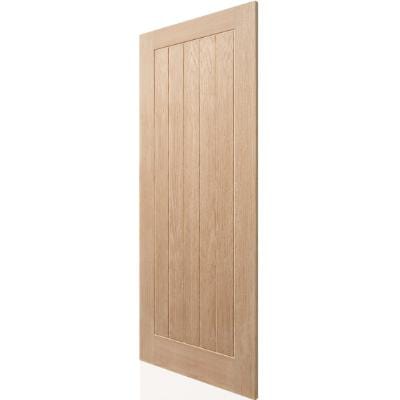 Cottage Oak Panel Unfinished Internal Door - All Sizes - Doors