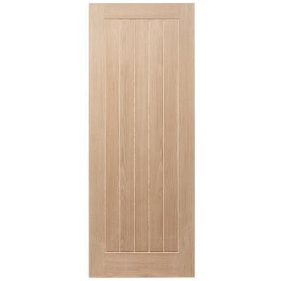 Cottage Oak Panel Unfinished Internal Door - All Sizes - Doors