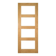 Coventry Oak Prefinished Glazed Internal Door - All Sizes -