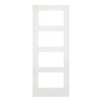 Coventry White Primed Glazed Internal Door - All Sizes -