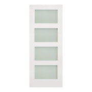 Coventry White Primed Frosted Glazed Internal Door - All Sizes -