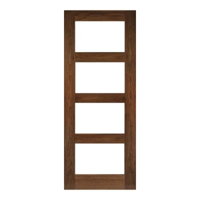 Coventry Walnut Prefinished Glazed Internal Fire Door FD30 - All Sizes -