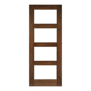 Coventry Walnut Prefinished Glazed Internal Door - All Sizes -