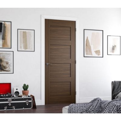 Coventry Walnut Prefinished Internal Fire Door FD30 - All Sizes -