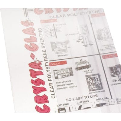 Lightweight Crysta Glass Plastic Sheeting -