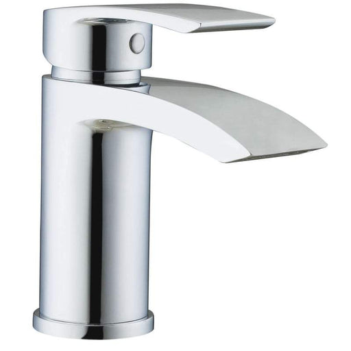 Mini Mono Basin Mixer Tap with Clicker Waste - Bathrooms