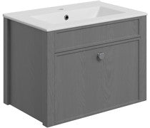 Cynthia 605mm Wall Hung Basin Unit & Basin -