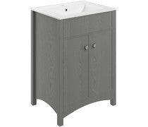 Cynthia 610mm Floor Standing Basin Unit & Basin -