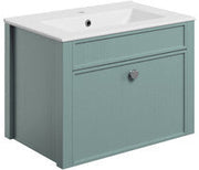 Cynthia 605mm Wall Hung Basin Unit & Basin -