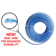 Strimmer Line Dual Blue Twist 1.6mm x 15m - Home & Garden > Lawn & Garden > Outdoor Power Equipment Accessories > Weed Trimmer Accessories > Weed Trimmer Blades & Spools > Weed Trimmer Spools Garden tools & Accesories