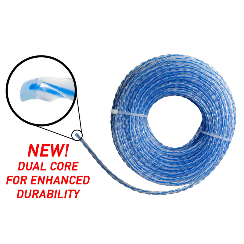 Strimmer Line Dual Blue Twist 2mm x 15m - Home & Garden > Lawn & Garden > Outdoor Power Equipment Accessories > Weed Trimmer Accessories > Weed Trimmer Blades & Spools > Weed Trimmer Spools Garden tools & Accesories