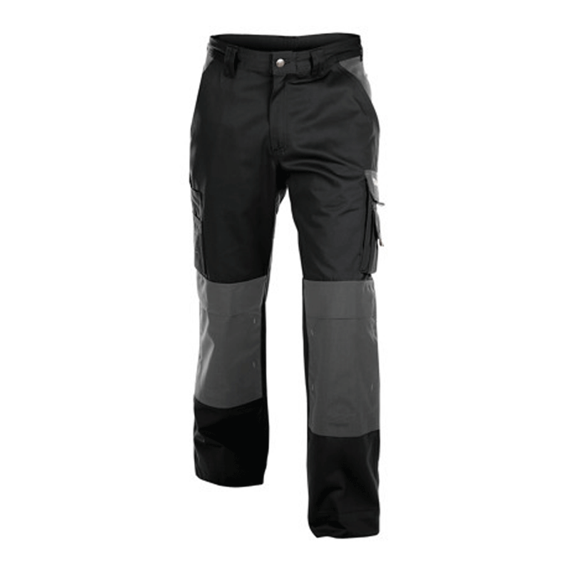 DASSY Boston 200426 Two-Tone Kneepad Trousers Black/Grey - KNEE PAD TROUSERS