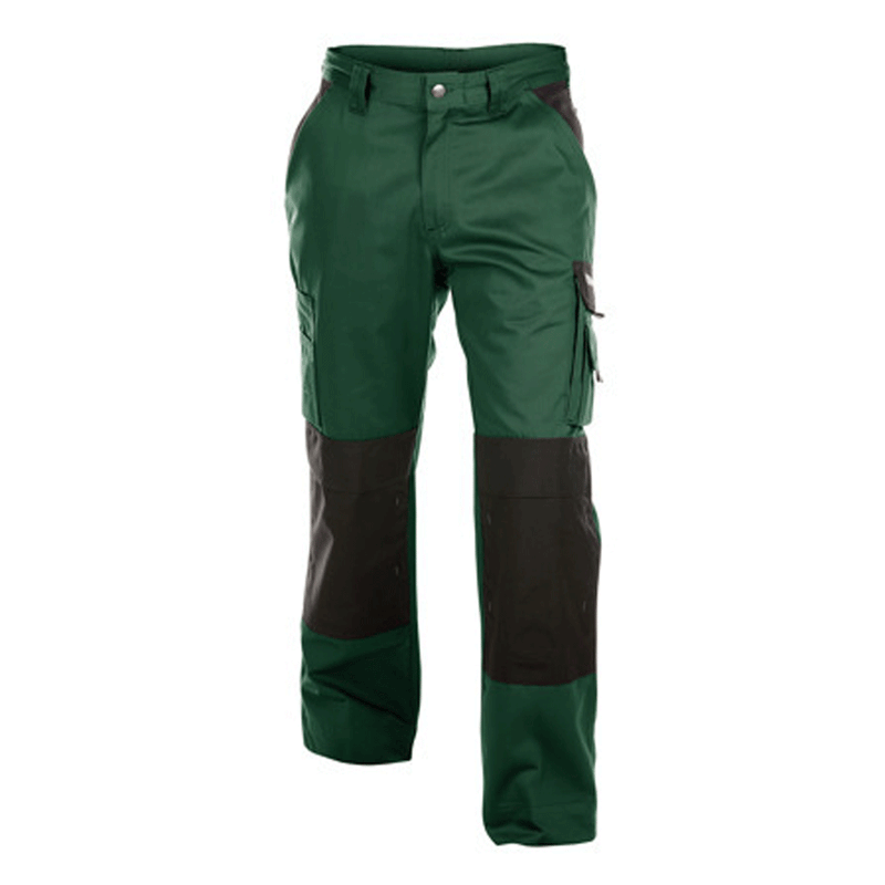 DASSY Boston 200426 Two-Tone Kneepad Trousers Bottle Green - KNEE PAD TROUSERS