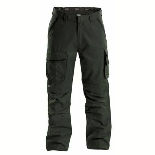DASSY Connor 200893 Canvas Kneepad Work Trousers Moss Green - KNEE PAD TROUSERS