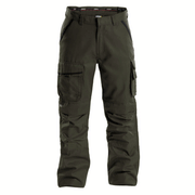 DASSY Connor 200893 Canvas Kneepad Work Trousers Olive Green - KNEE PAD TROUSERS