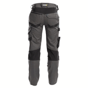 DASSY Dynax 200980 Stretch Kneepad Work Trousers Grey/Black - KNEE PAD TROUSERS