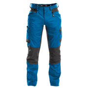 DASSY Helix 200973 Stretch Work Trousers Azure Blue - CARGO & COMBAT TROUSERS